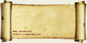 Mila Adamović vizit kartica